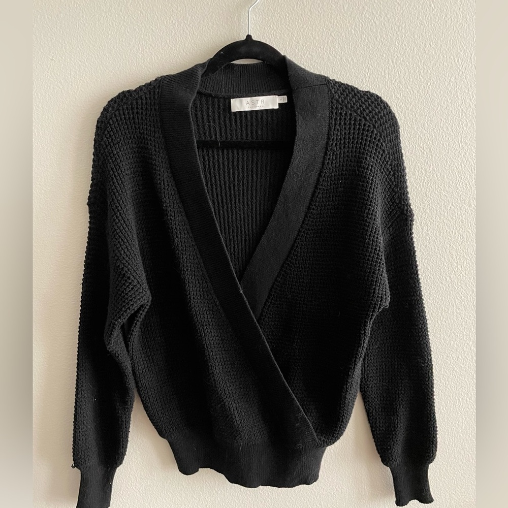 ASTR the label Surplice Sweater